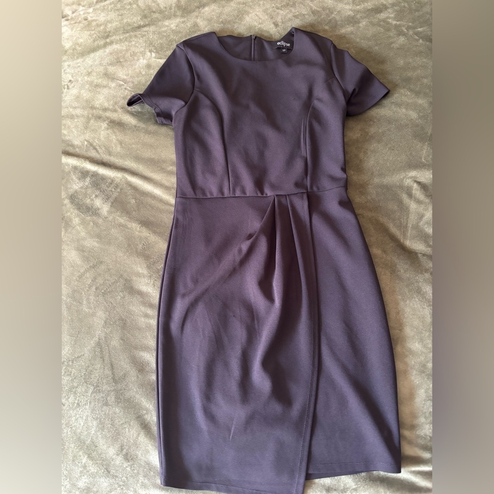 Eclipse black Midi Dress